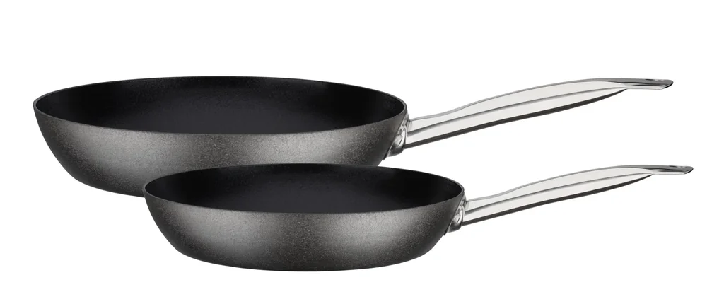 Bratpfannen-Set, 2-teilig, 24/28 cm aus Kohlenstoffstahl Avanti