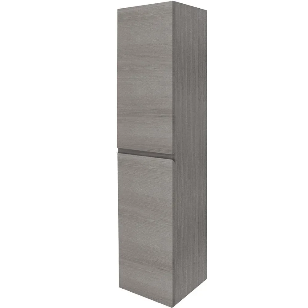 Concept Bade Hoher Schrank links gris fsc