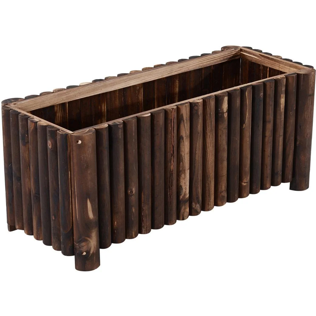 Hochbeet L100 x W40 x H40cm Pflanzkasten Gemüsebeet Holz