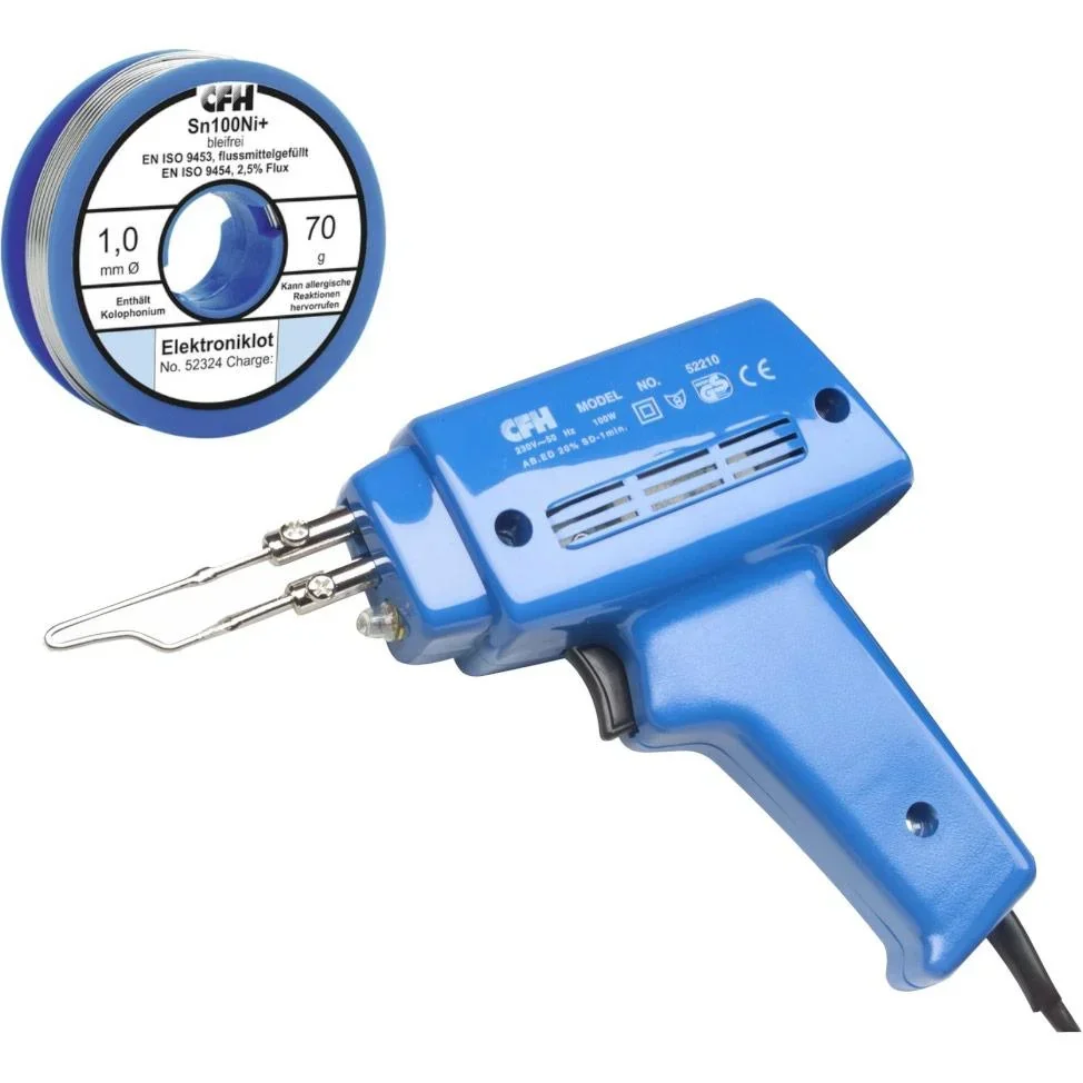 Elektrische Lötpistole - 100 Watt / 300 °C mit Lötdraht