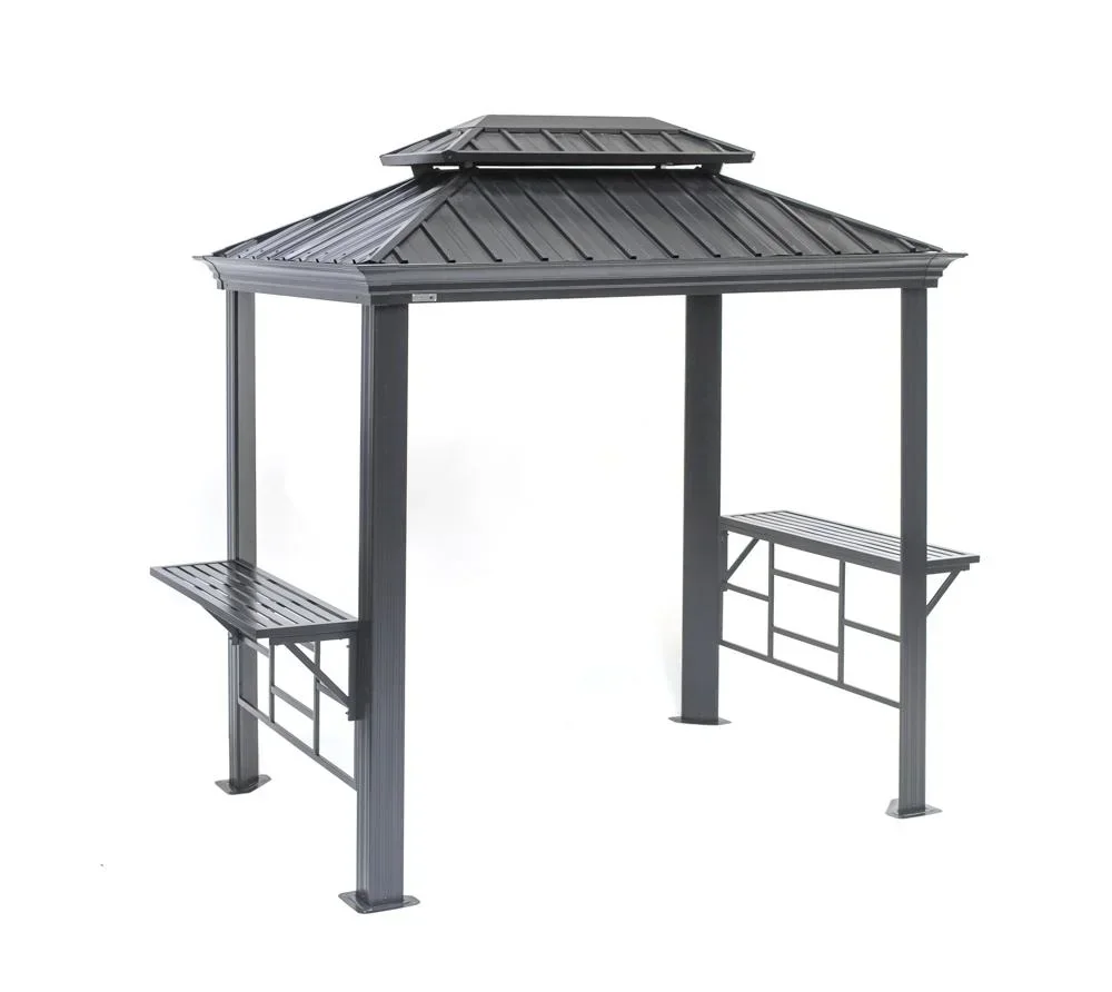 Aluminium Pavillon Messina BBQ - mit Hard-Top
