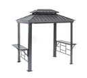 Aluminium Pavillon Messina BBQ - mit Hard-Top