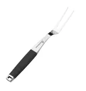 Gabel "Pure", 42 cm, Schwarz/ Silber