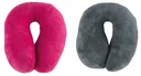 Nackenrolle/Reisekissen "Travelmaid" aus weichem Fleece - anthrazit