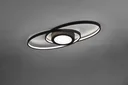 LED-Deckenleuchte GALAXY, 27 W, 3000K, 3000 lm, Switch-Dimmer, Farbe anthrazit