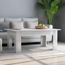 Couchtisch 100x60x42 cm Hochglanz-Spanplatte weiß