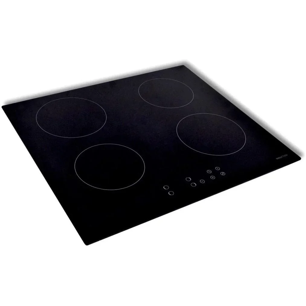 Eingebautes EUROKERA Glaskeramik-Kochfeld mit 4 Brennern