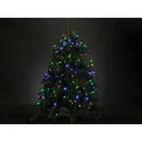 Vellight Weihnachtsbeleuchtung - für Weihnachtsbäume bis zu 180 cm - 220 LEDs - Mehrfarbig - Innen & Außen