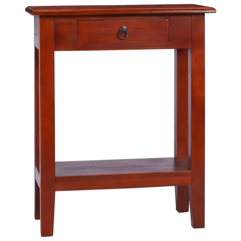 Wandtisch 60x30x75 cm Mahagoni massiv classic braun