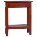 Wandtisch 60x30x75 cm Mahagoni massiv classic braun