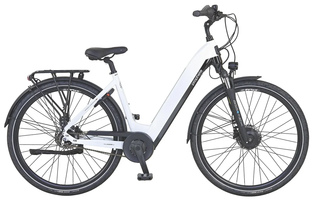 GENIESSER 23.EMC.15 City E-Bike 28" AEG EasyDrive  Damen Wave 28": mit integriertem Akku, Rahmengröße 48 cm