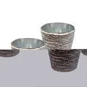 Übertopf aus Metall 2er Set