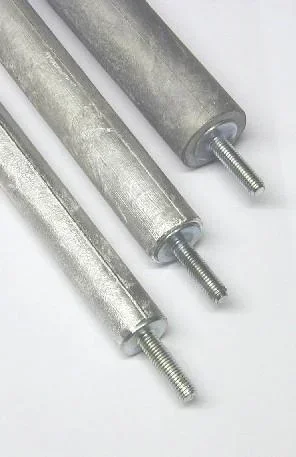 Magnesium-Stabanode mit Gewindeanschluss, 8 x 30 mm, Ø 33 mm, 500 mm