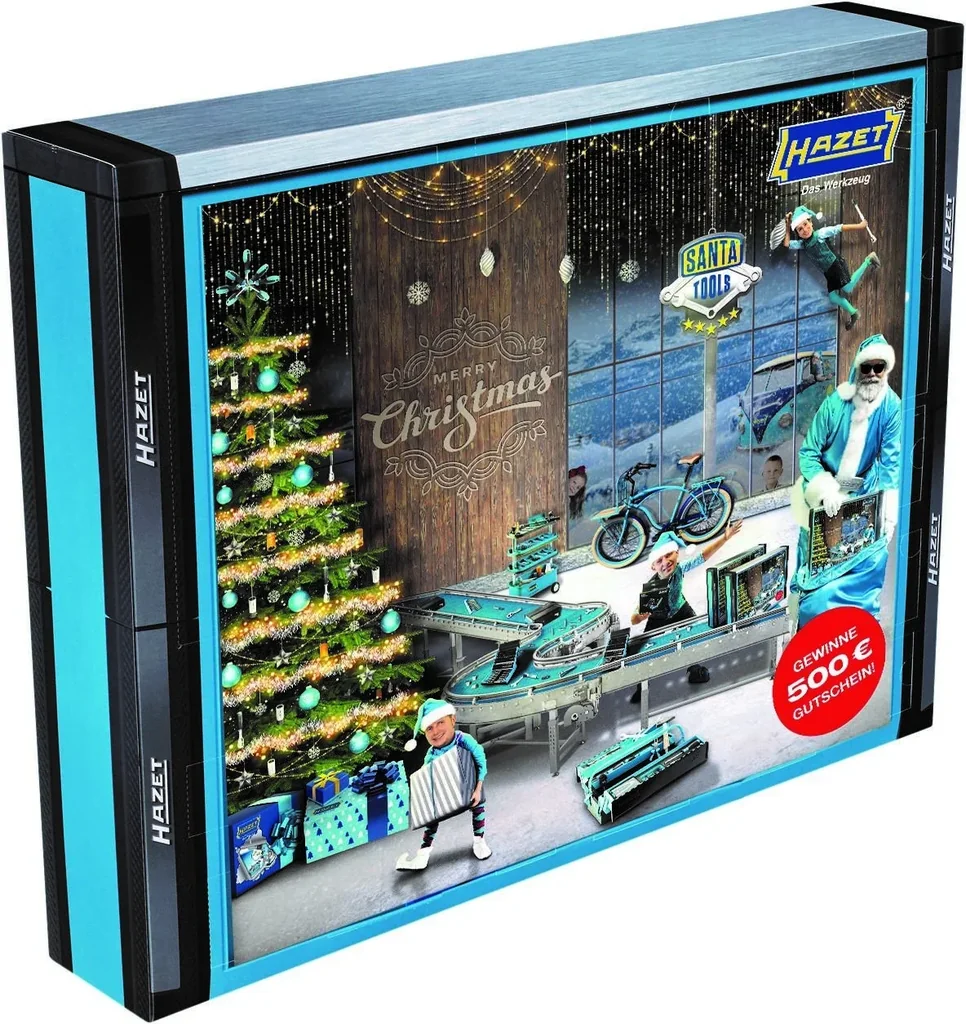 Adventskalender "SANTATOOLS", 28-teilig