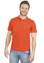 Poloshirt mit Knopfleiste, Farbe terra, Gr. M