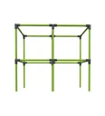 Erweiterungsset, Rankgerüst für 949797 Hochbeet „City Jungle Heidelberg“, Verlängerung, Kunststoff, Grün