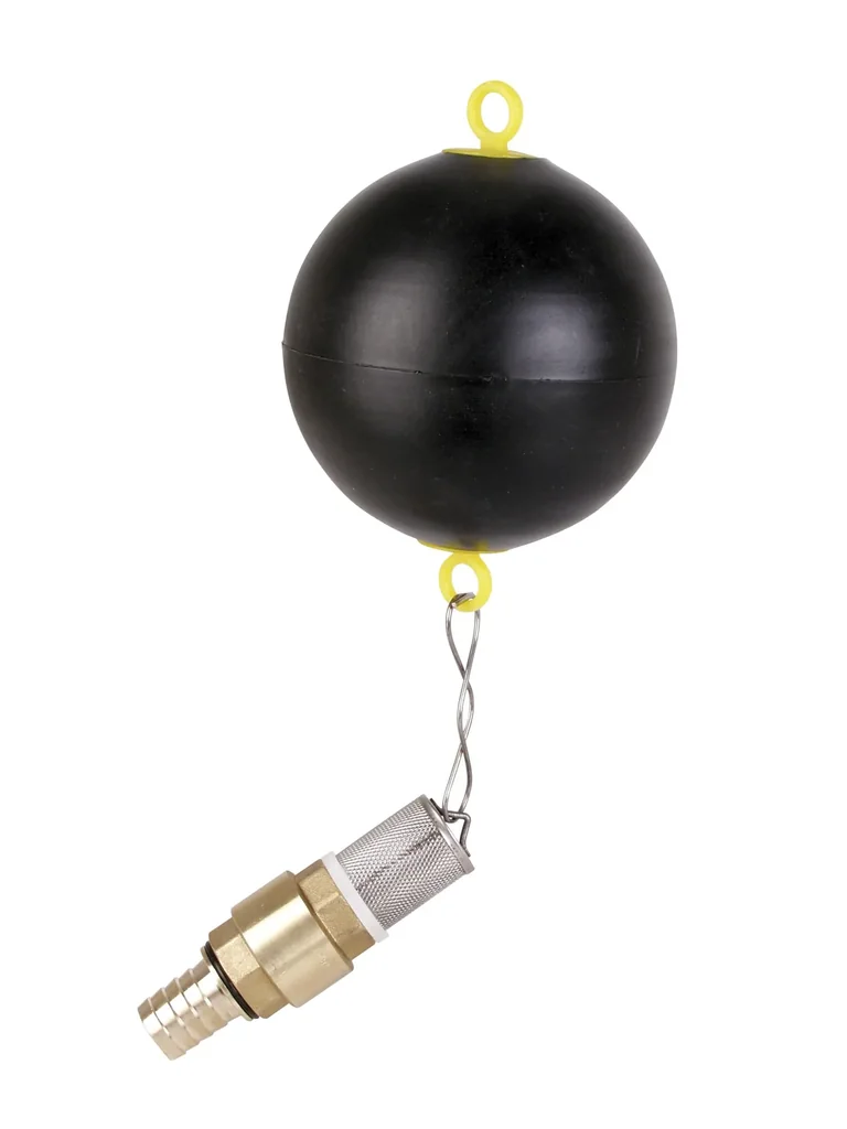 Ballschwimmer Schwimmende Entnahme mit Fußventil für Zisternenpumpen
