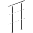 Handlauf Edelstahl 80cm 2 Streben