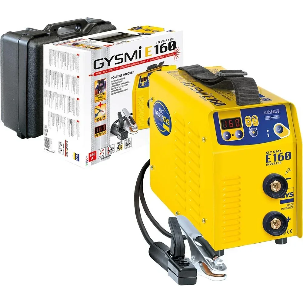 Schweißinverter GYSMI E160, MMA, mit Zubehör