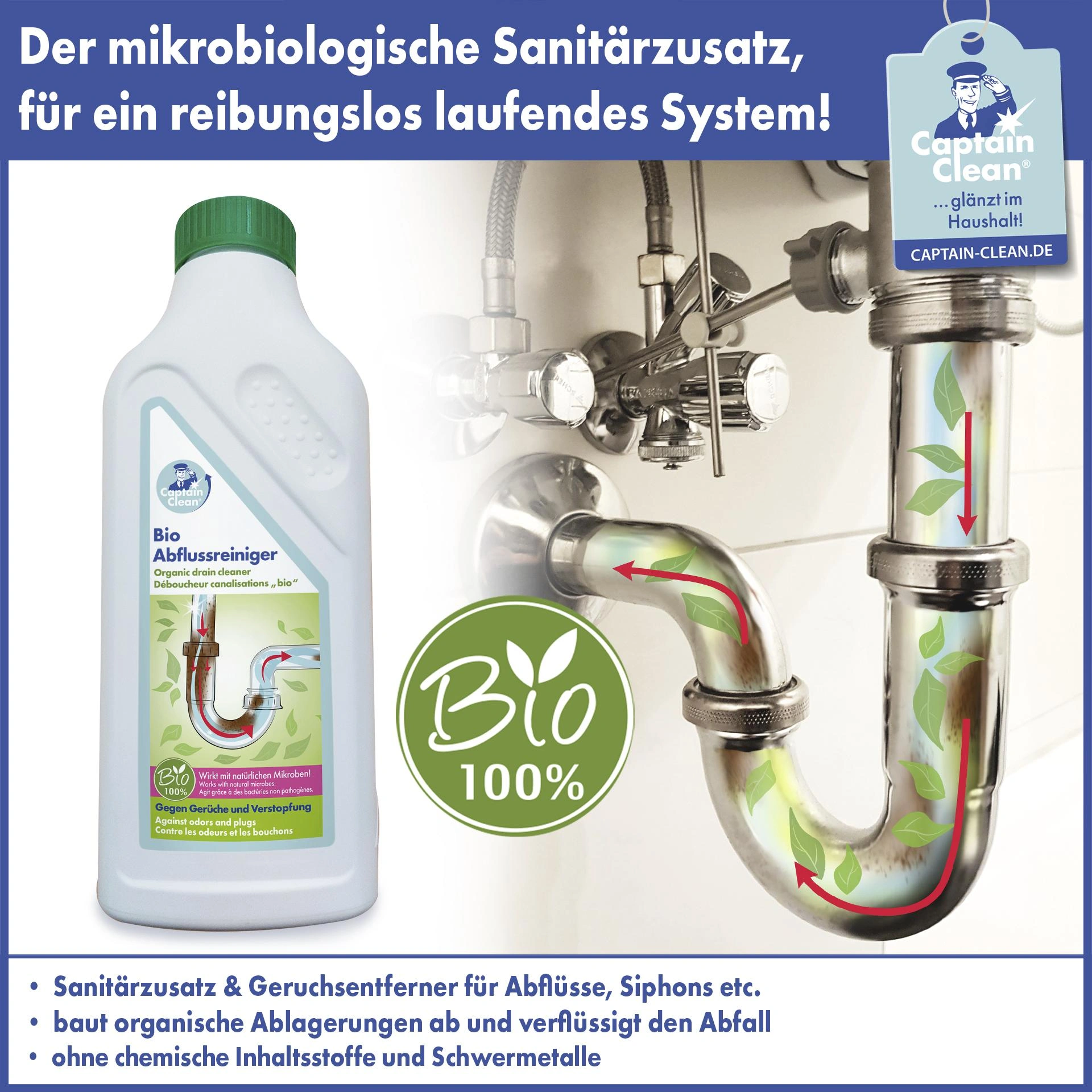 Bio Abflussreiniger, 500 ml