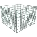 Kompostbehälter quadratisch 100x100x70 cm Maschenweite