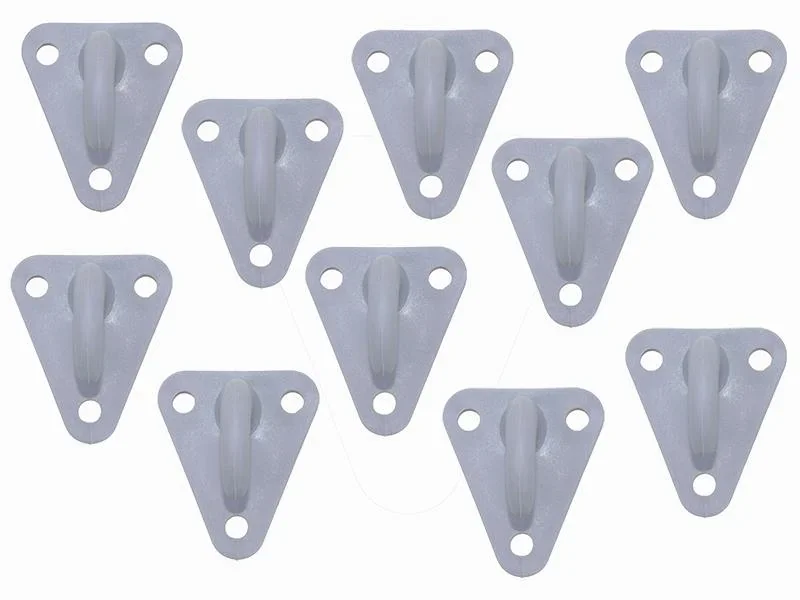 3-Lochplanenhaken Kunststoff 10 Stück