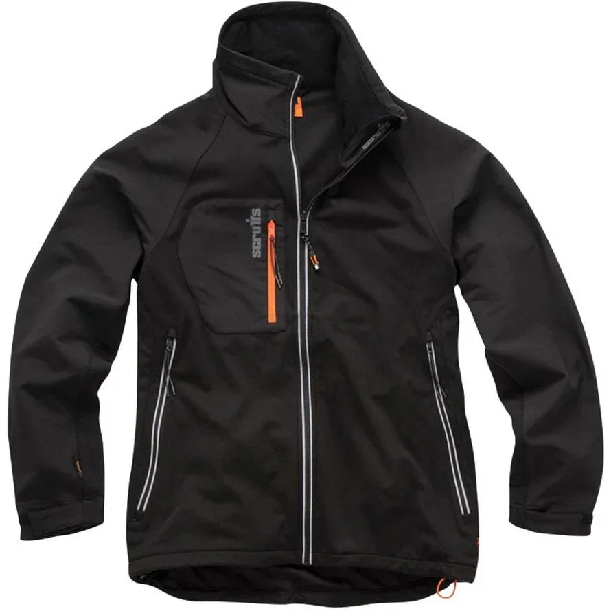 Trade Flex Softshell Jacke Schwarz S