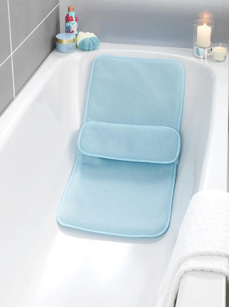 Badewannenmatte mit Kissen