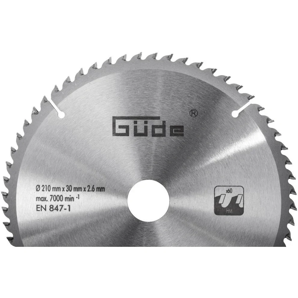 Holzsägeblatt - 60T - 210x210x2,8 mm