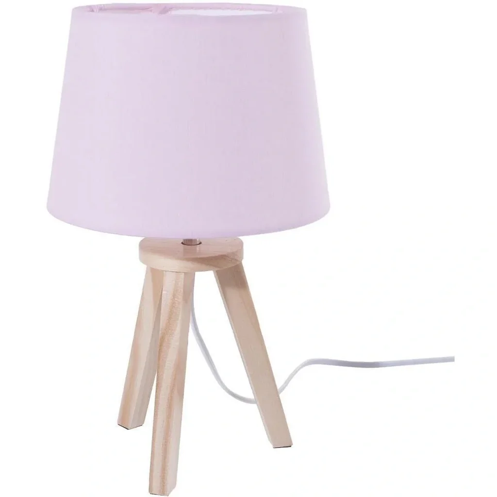 Nachtlampe/Tischlampe - 3 Beine - 25W - Rosa