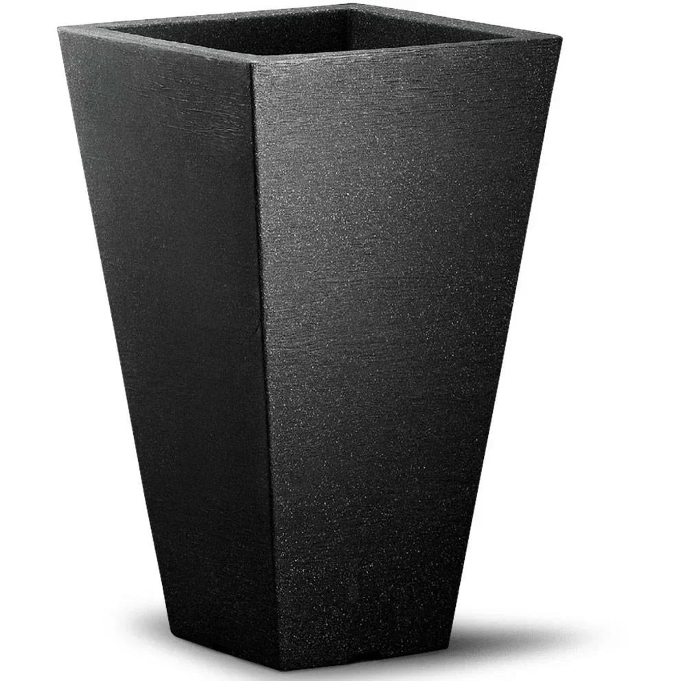 Blumentopf - anthrazit - 55x35x35cm - schwarz