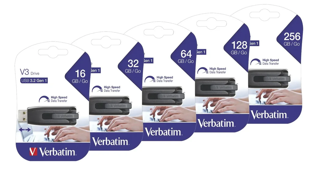 16 GB USB 3.2 GEN1 Speicherstick, V3 Store n Go in grau