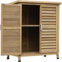 Geräteschrank mit Lamellentüren