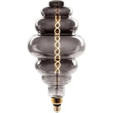 Bistro XXL Dimmbare Design-LED-Glühlampe - 8W - 2000K - E27-Armatur - S200 - Smokey