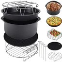Airfryer-Zubehör - Komplettset - 9-teilig