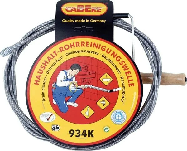 Rohrreinigungswelle mit Kurbel