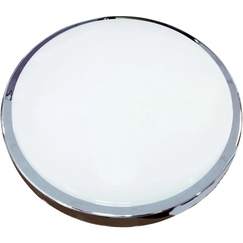 Reliefdecke 30cm, silberweiß, 20W, 96 LEDs
