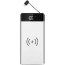 VT-3508 Netzgerät mit drahtloser QI-Ladefunktion - 20.000mah - einschließlich Mikro-USB-Kabel - Weiß