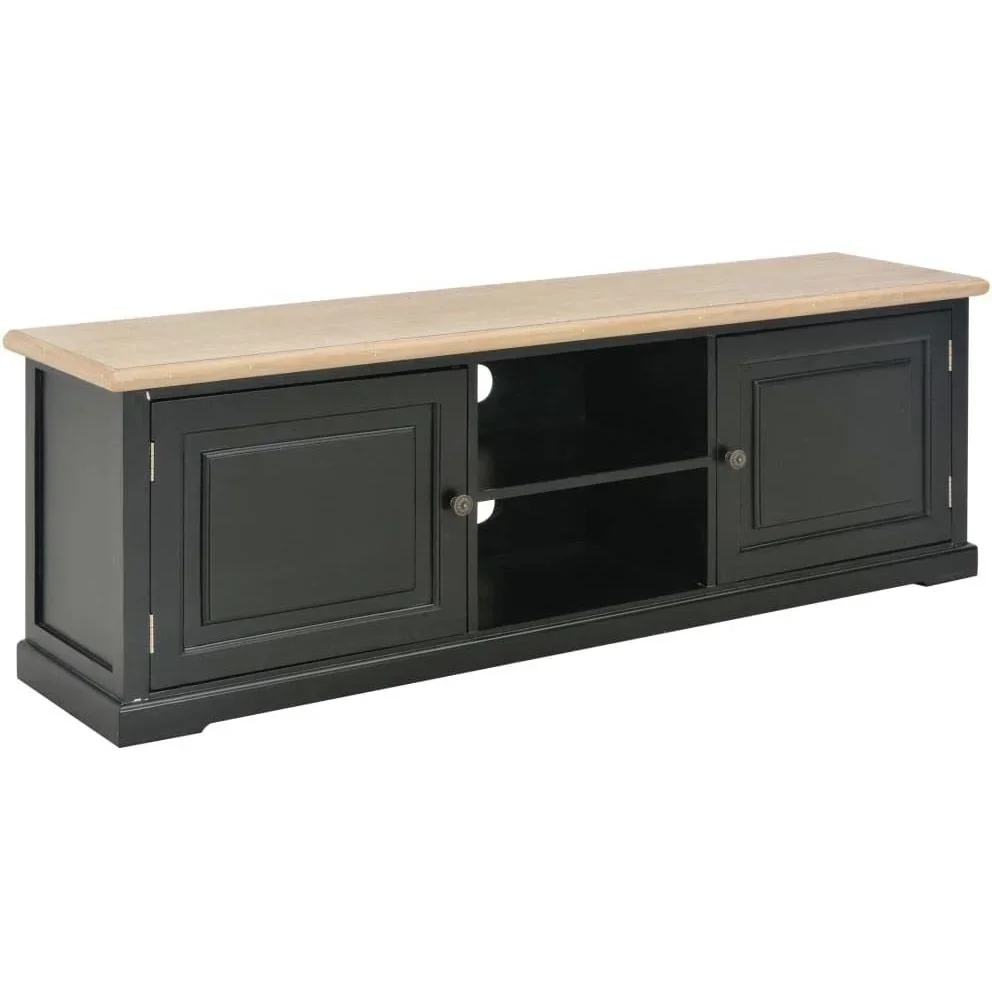 TV-Schrank 120x30x40 cm Holz schwarz
