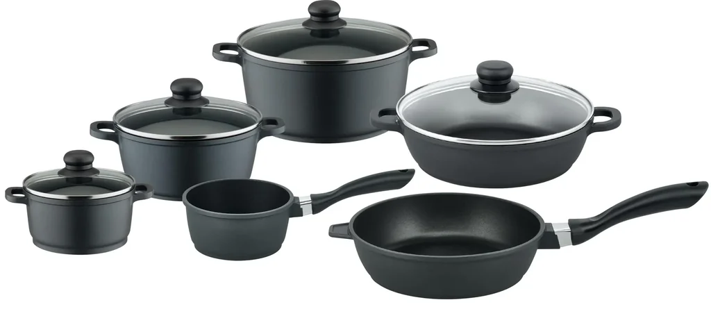 Topfset Black, 10-teilig