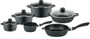 Topfset Black, 10-teilig