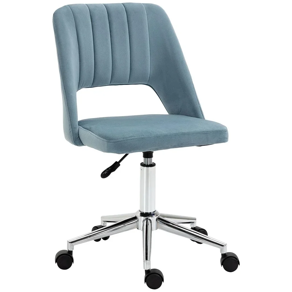 Bürostuhl Drehstuhl Schreibtischstuhl Höhenverstellbar 360° drehbar Jakobsmuschel-Form mit Nahtlinien-Design Schaumstoff