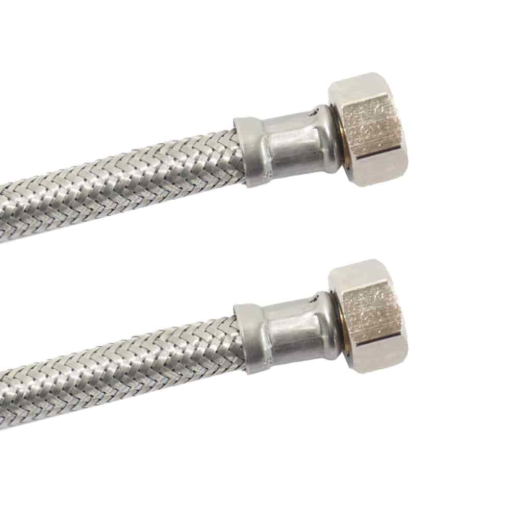 Panzerschlauch 3 8, Flexschlauch Edelstahl, DVGW, 500mm