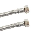 Panzerschlauch 3 8, Flexschlauch Edelstahl, DVGW, 500mm