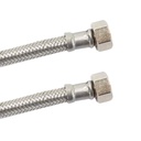 Panzerschlauch 3 8, Flexschlauch Edelstahl, DVGW, 500mm