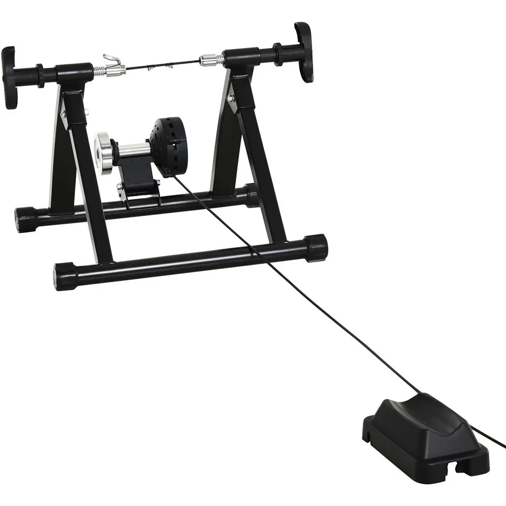 Rollentrainer mit Magnetbremse schwarz/silber