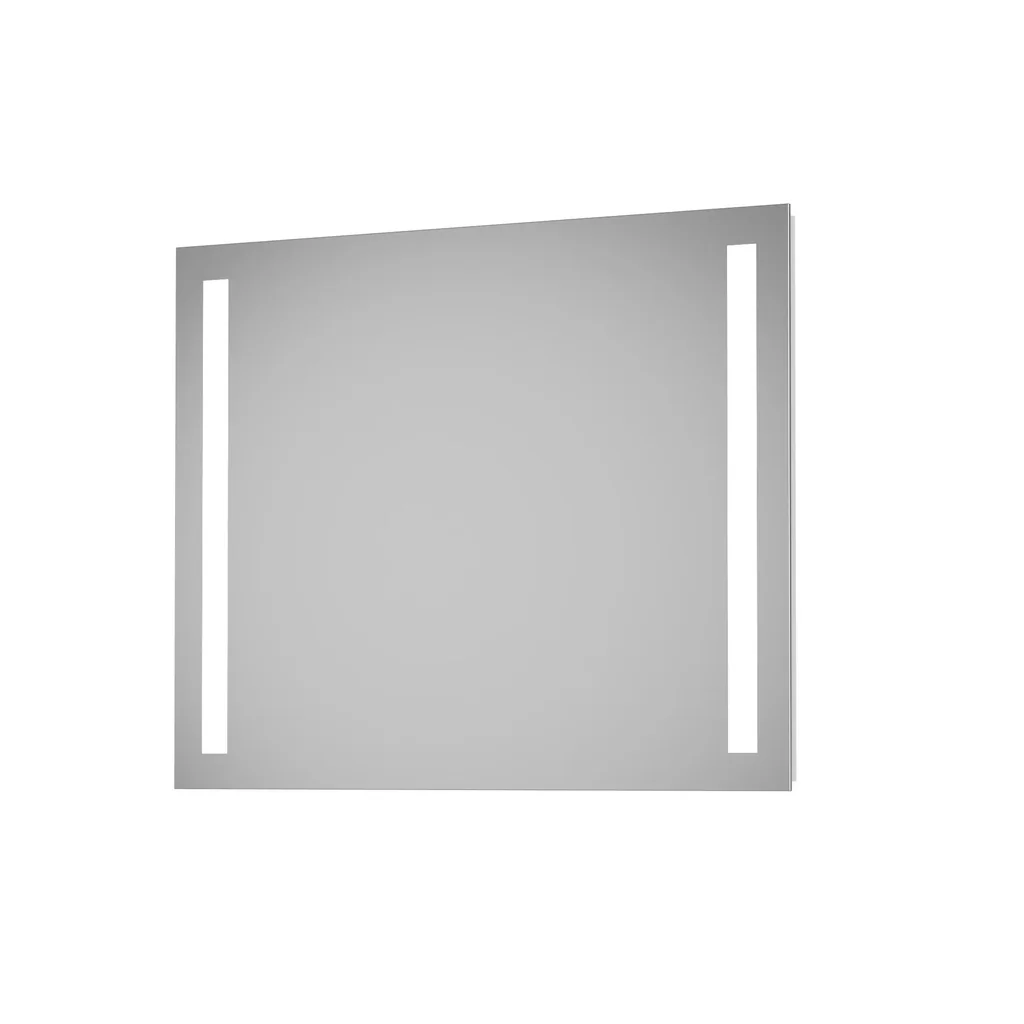 Badezimmerspiegel mit Beleuchtung, "Light" - 80 x 60 cm - Lichtfarbe neutralweiß