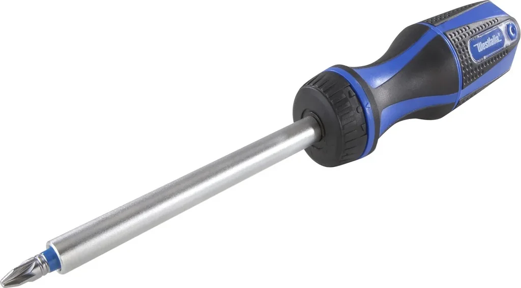 Profi Ratschenschraubendreher mit Magazin 1/4"