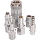 ATA1025 Druckluft-Kupplungensatz, 6-Tlg.