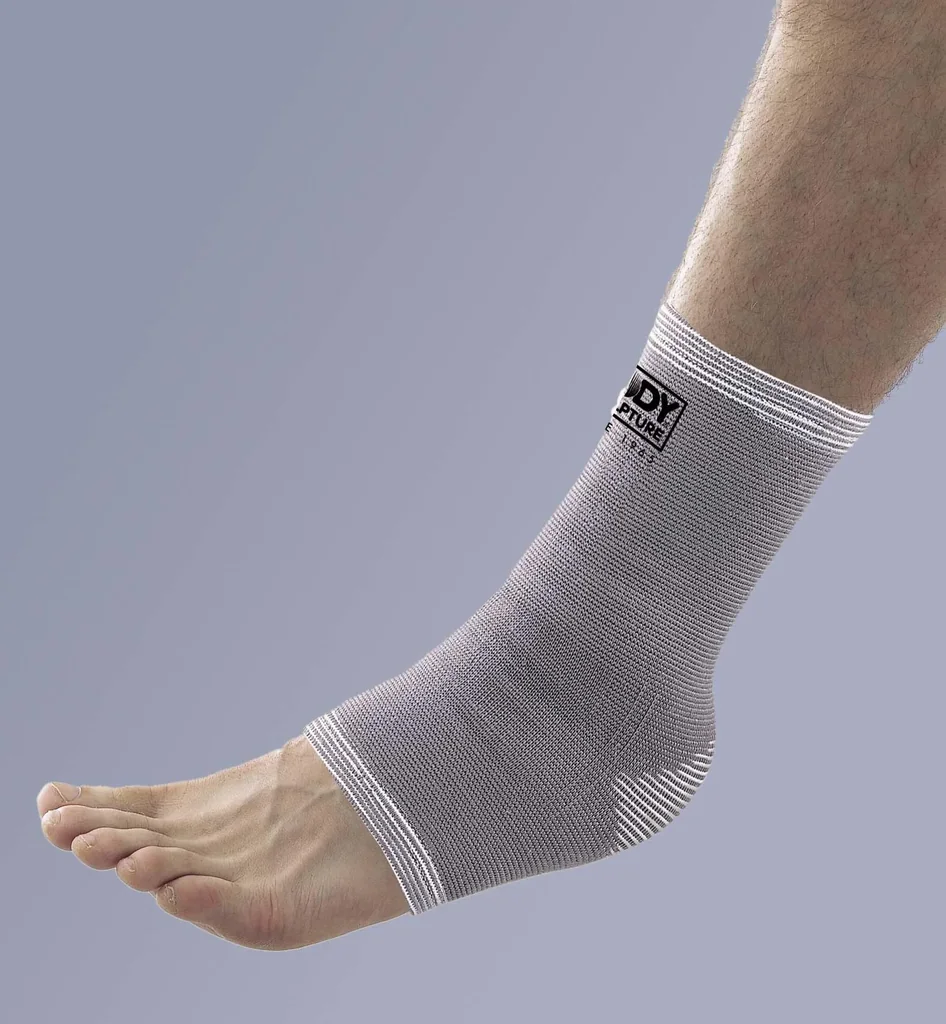 Knöchelbandage, elastisch grau Universalgröße
